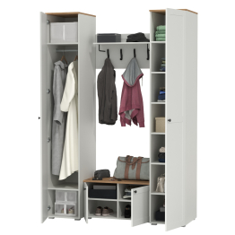 Два пенала в прихожую и тумба с вешалкой Остин