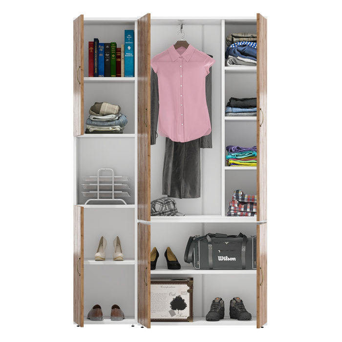 Для одежды, Шкаф для одежды широкий 20Б и пенал с нишей Лидер-8