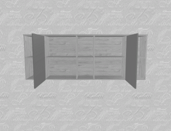 Модульная система Грейс Антресоль АН-5010  Снежный Ясень