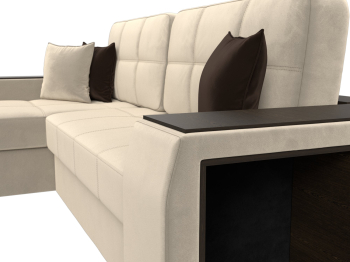 Угловой диван Брюссель левый угол, микровельвет