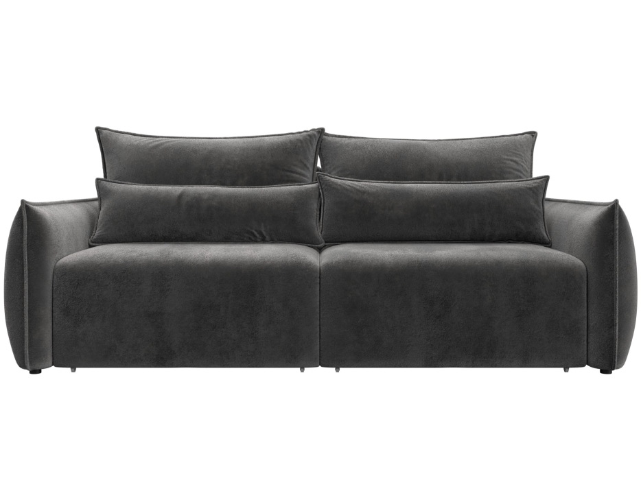 Диваны еврокнижки, Диван прямой Лига-051 НПБ, велюр TOWER