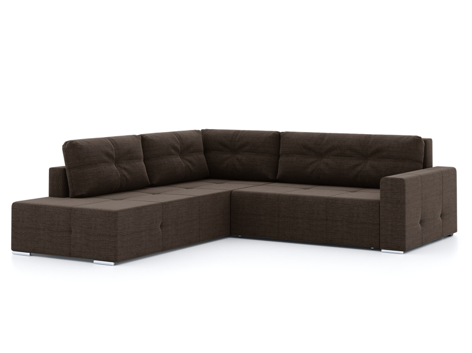 Диваны угловые в гостиную, Диван-кровать угловой Леос НПБ, рогожка Люкс