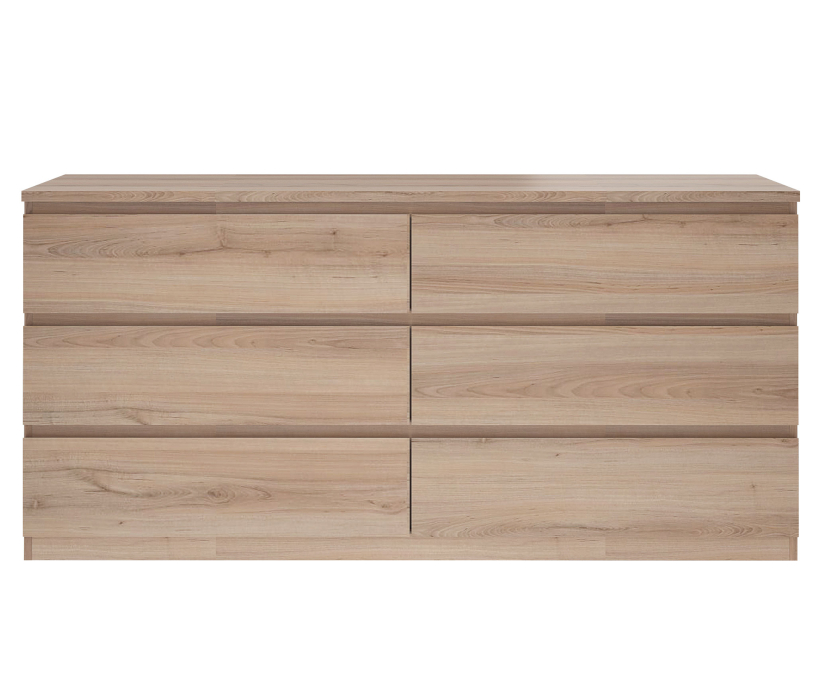 Комоды, Комод 6 ящиков Альма