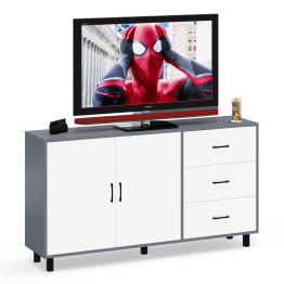 Широкий тумба-комод с ящиками и дверками РВК 123-1604