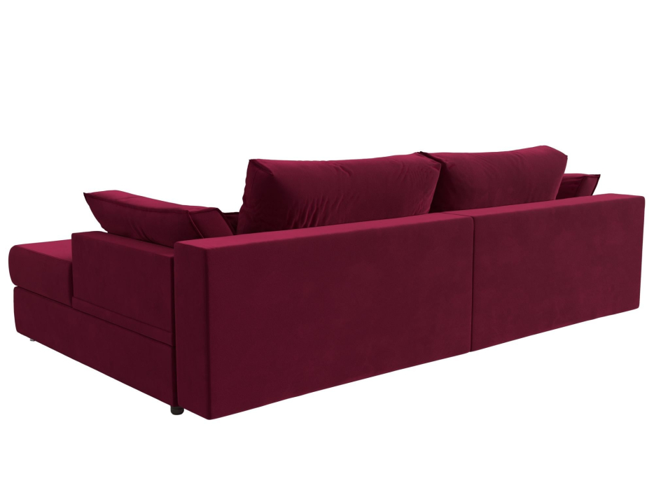 Диваны угловые в гостиную, Угловой диван Пекин угол правый, микровельвет