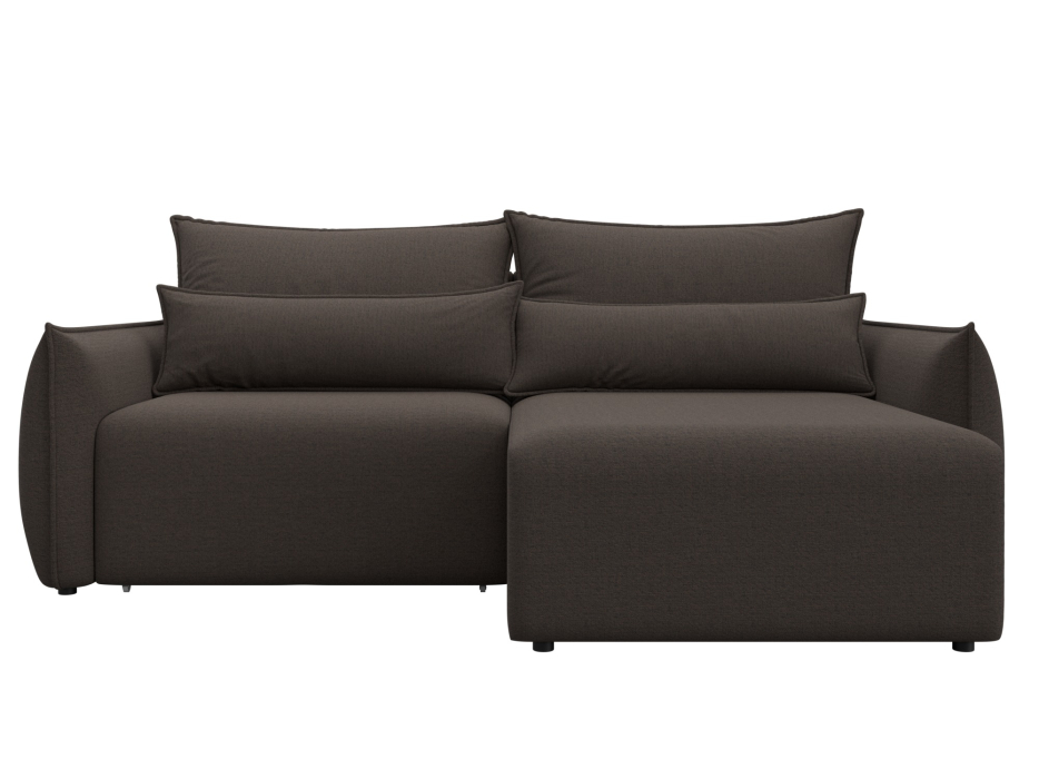 Диваны угловые в гостиную, Диван угловой Лига-051 НПБ угол универсальный, рогожка Амур