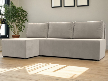 Угловой диван Поло левый угол, микровельвет