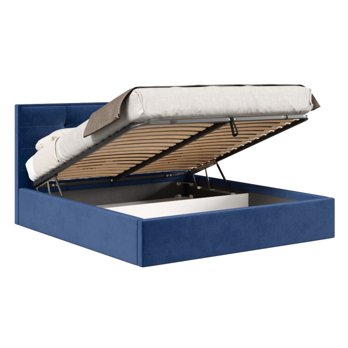 Мягкая кровать, Кровать с подъёмным механизмом 1600 Римини