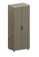 Шкафы двухстворчатые, Модульная система Грейс Шкаф ШК-5002  Гикори Джексон Светлый