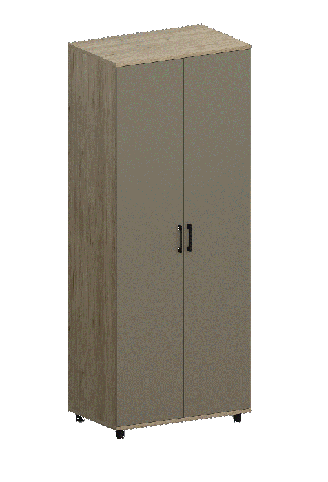 Шкафы двухстворчатые, Модульная система Грейс Шкаф ШК-5002  Гикори Джексон Светлый