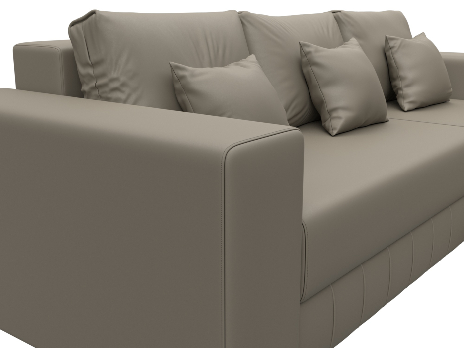 Диваны угловые в гостиную, Диван угловой Лига-076 угол универсальный, экокожа GRIFON