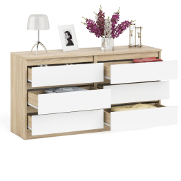 Комод на шесть ящиков Мори МК1380.6