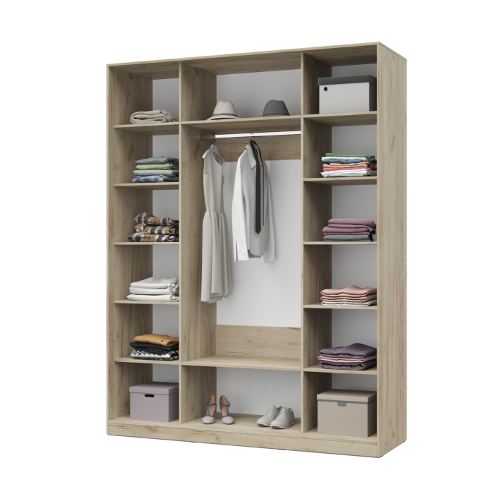 Шкафы-купе 3-х дверные, Шкаф-купе 3-дв  Роланд Р183  (в2360*ш1800*г590)