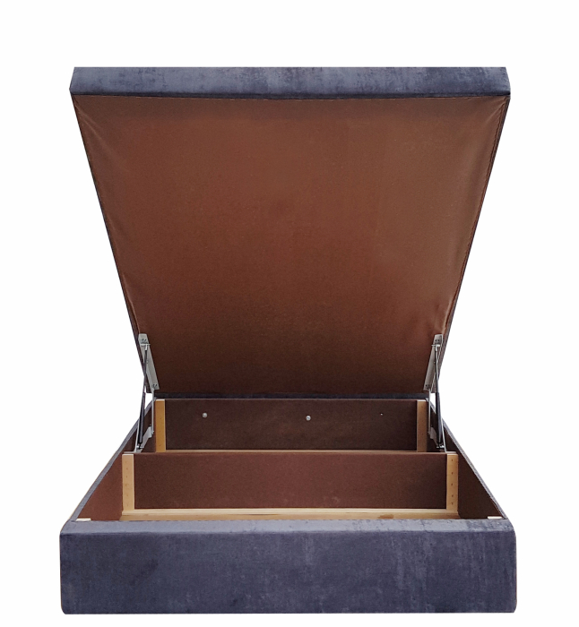 Кровати с мягким изголовьем, Кровать АТЛАНТА 160 с мягким изголовьем, с подъемным механизмом ,велюр