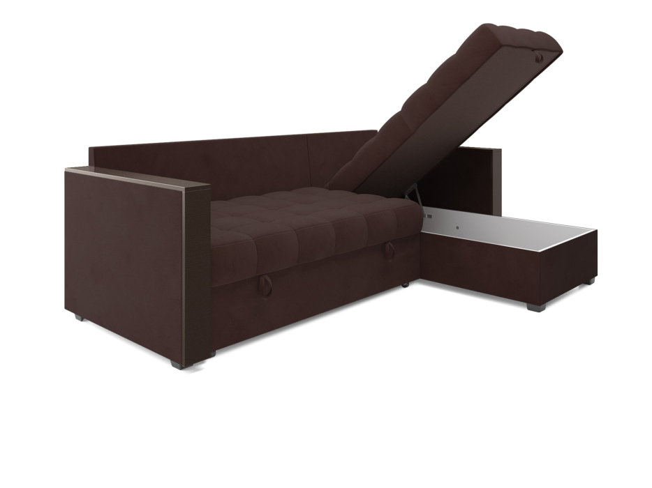 Диваны угловые в гостиную, Диван угловой Техас (Велюр)