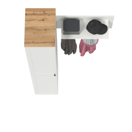 Шкаф-пенал с вешалкой для верхней одежды Остин