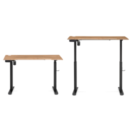 Компьютерный стол Маркос с механизмом подъема 120х75х75, черный