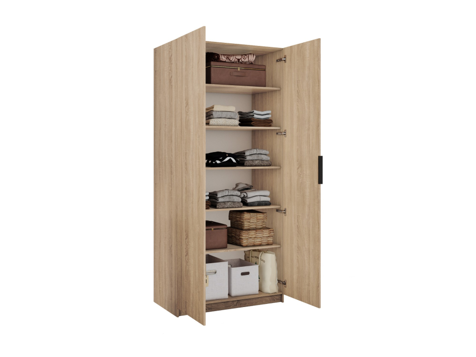 Шкафы распашные, Шкаф Моно "Распашной" с полками и модулем, 101х52,5х220