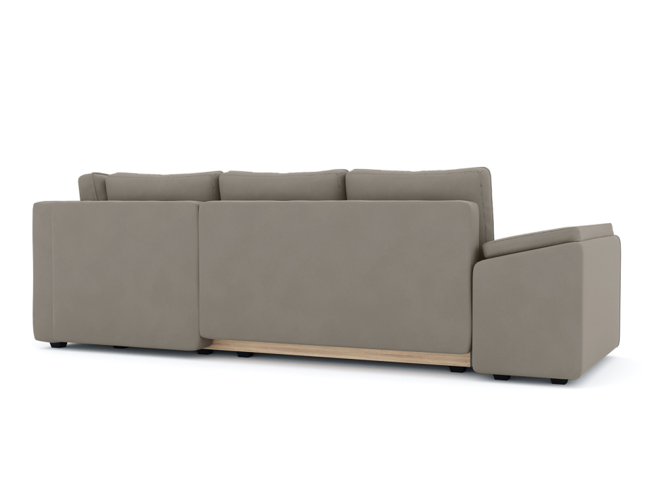 Диваны угловые в гостиную, Диван-кровать угловой Хавьер 1 ПБ еврокнижка, велюр