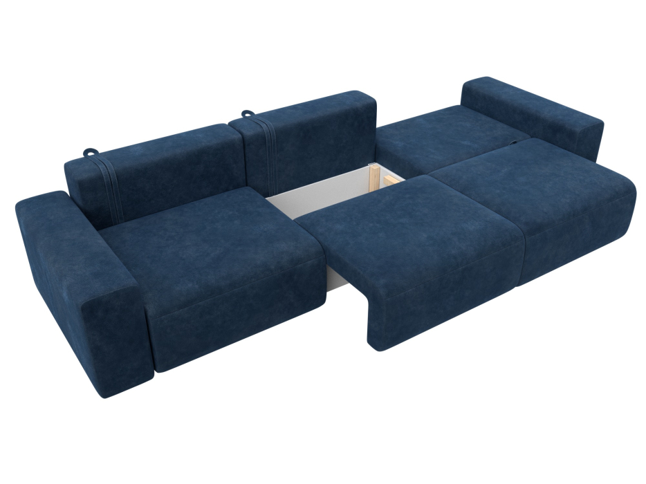 Диваны еврокнижки, Диван прямой Лига-036 НПБ Классик Лонг, велюр BRUT