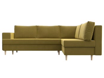 Диван угловой Сильвана правый угол, микровельвет