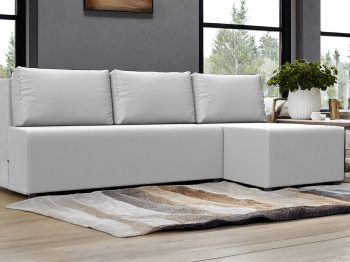 Угловой диван Поло правый угол, экокожа