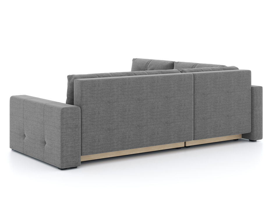 Диваны угловые в гостиную, Диван-кровать угловой Леос НПБ, рогожка