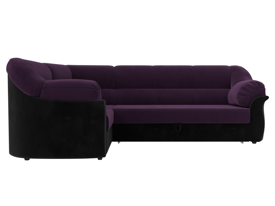 Диваны угловые в гостиную, Диван угловой Карнелла левый угол, велюр
