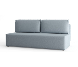 Диван-кровать Кубо, независимый пружинный блок, рогожка