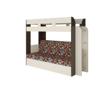 Для подростков, Диван-кровать двухярусная Порто сосна карелия/венге магия 