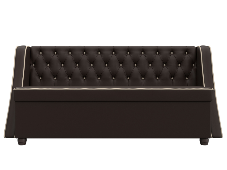 Диваны прямые кухонные, Кухонный прямой диван Лофт, экокожа