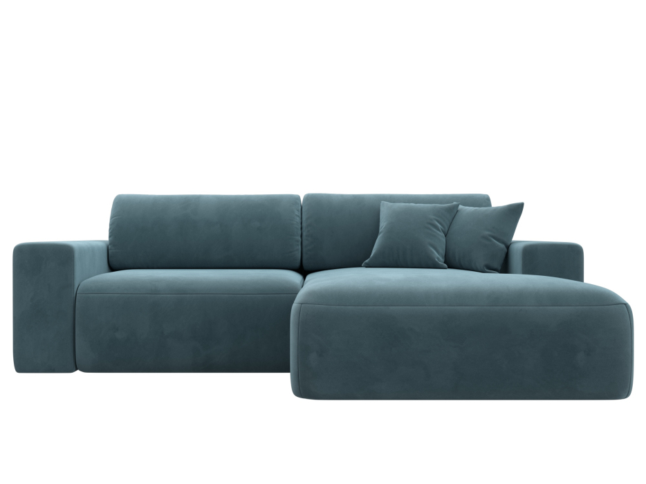 Диваны угловые в гостиную, Диван угловой Лига-036 Классик правый угол, велюр