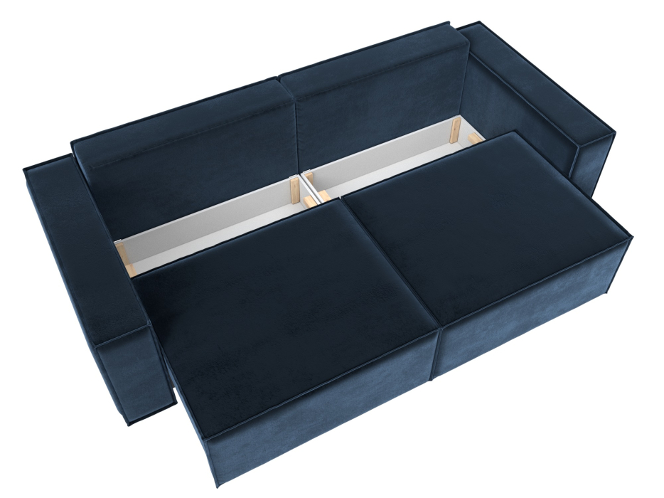 Диваны кровати со спальным местом, Диван прямой Куба, велюр TOWER