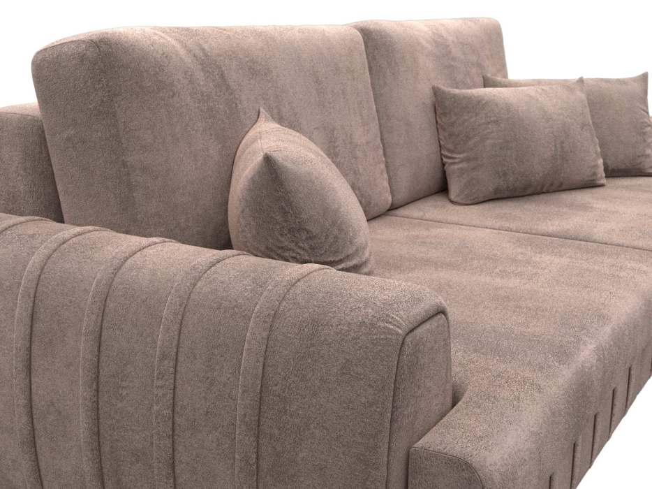 Диваны еврокнижки, Диван прямой Лига-057 НПБ, велюр TOWER