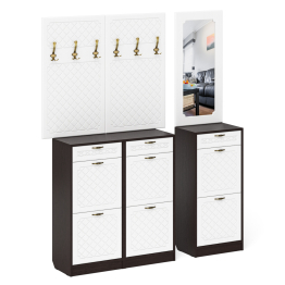 Прихожая П-6 № 6 МДФ фрезеровка ромб