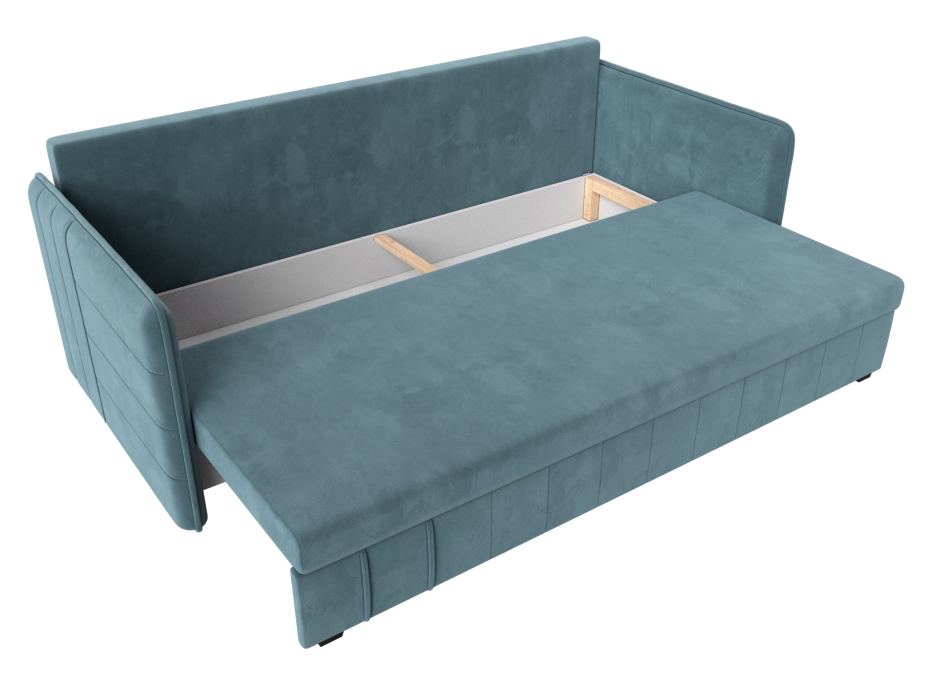 Диваны еврокнижки, Прямой диван Слим, велюр