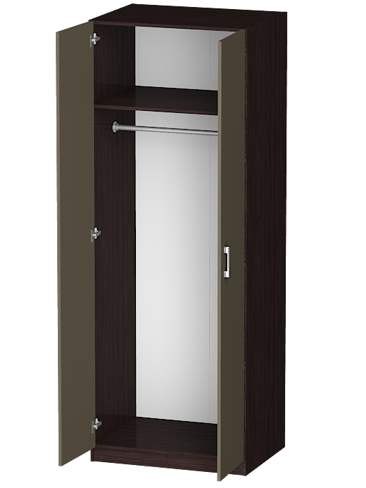 Для одежды, Распашной шкаф Лайф для одежды 80*60*215 Венге