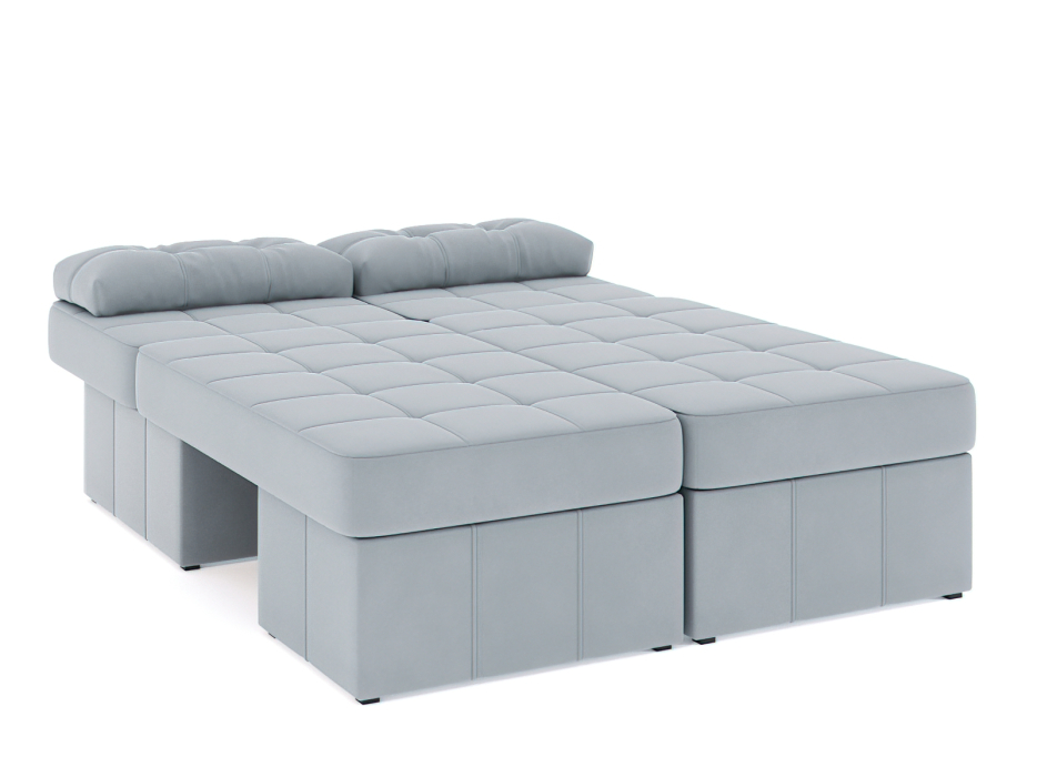 Диваны угловые в гостиную, Диван-кровать угловой Оливер Люкс еврокнижка-трансформер, велюр