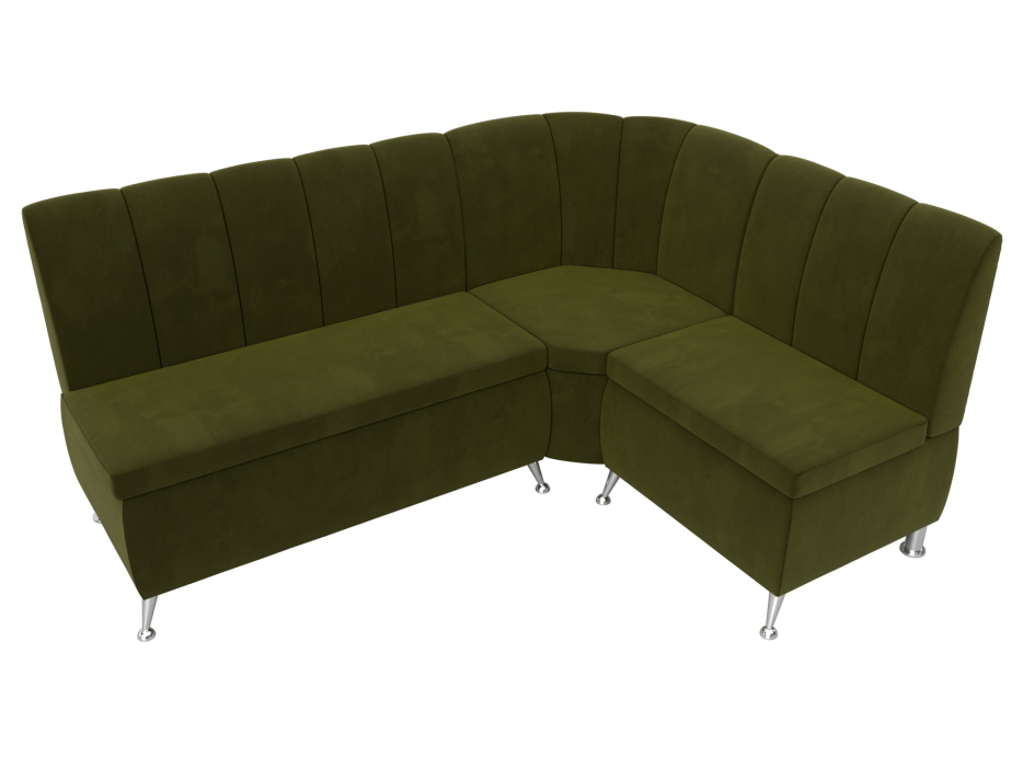 Диваны угловые кухонные, Диван кухонный угловой Кантри правый угол, микровельвет