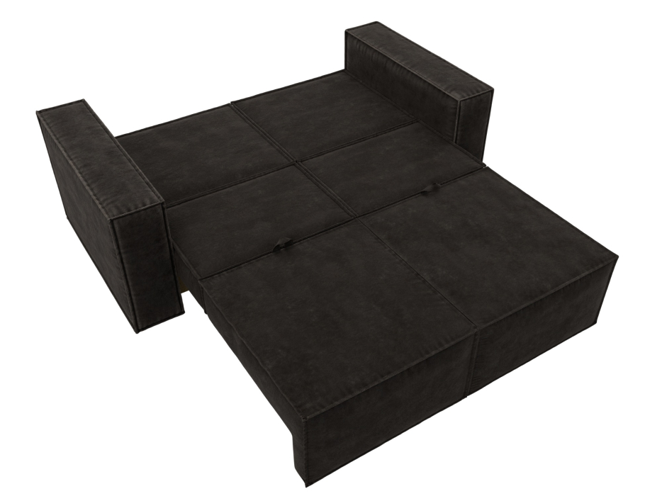 Диваны кровати со спальным местом, Диван прямой Куба мини, велюр BRUT