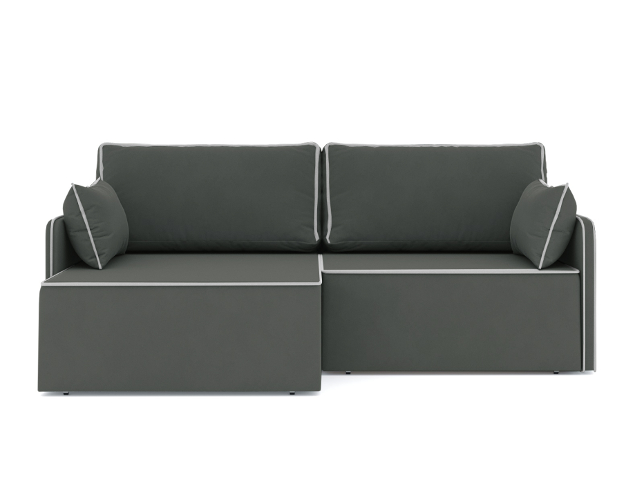 Диваны угловые в гостиную, Диван-кровать угловой еврокнижка Блюм, велюр