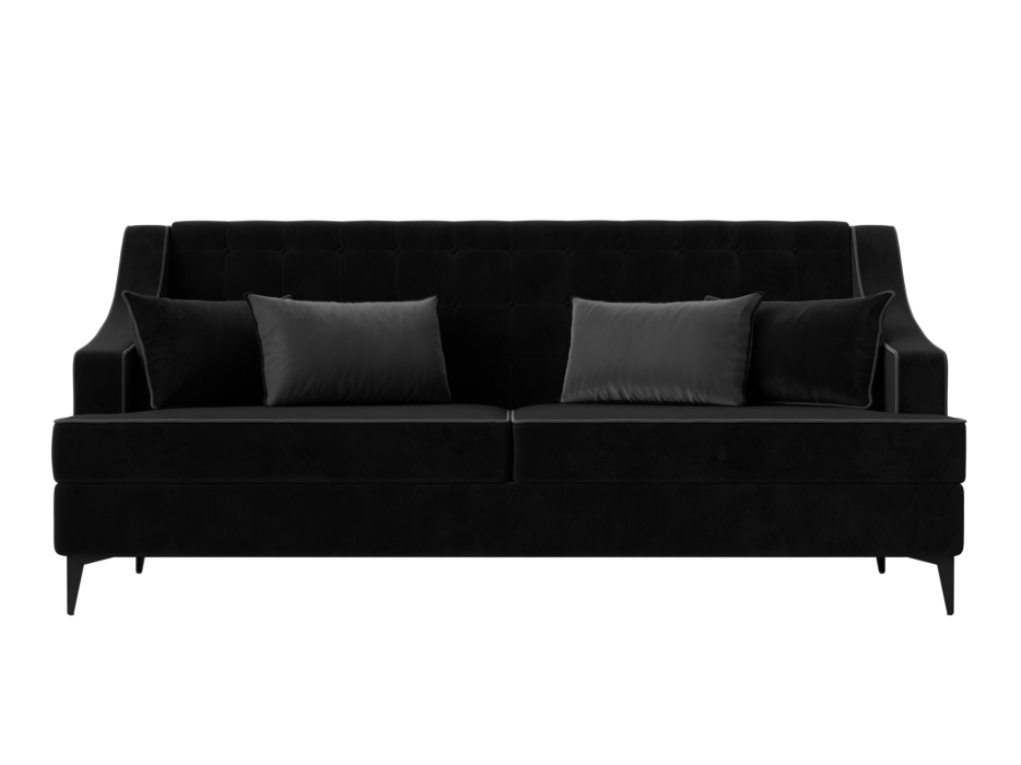 Дизайнерские диваны для гостиной, Прямой диван Марк, велюр