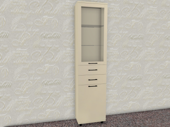 Модульная система Грейс Шкаф ШК-5047  Серый Кашемир