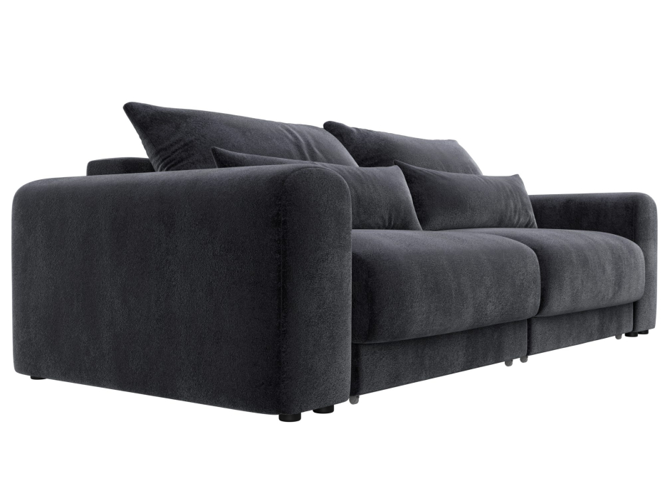 Диваны еврокнижки, Диван прямой Лига-056 НПБ, велюр TOWER