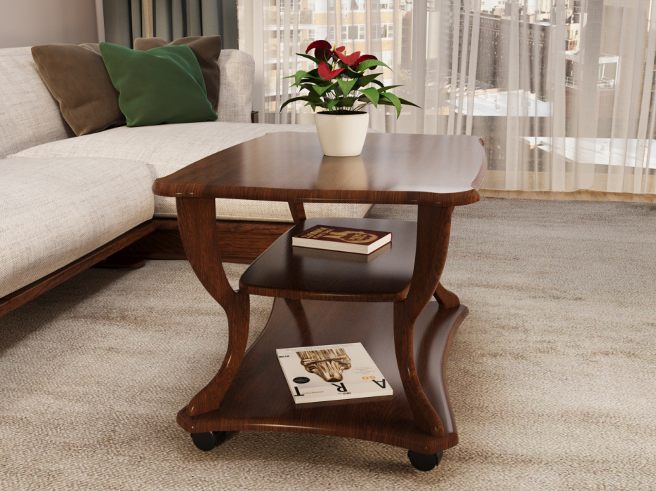 Журнальные столики на колесах, Стол журнальный Маэстро СЖ-02