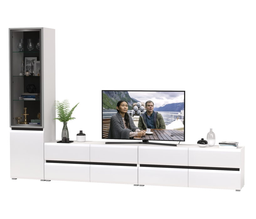 Стенки для гостиной, Стенка в гостиную модульная Сидней № 129