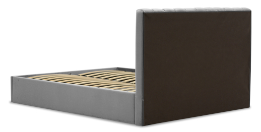 Двуспальная кровать СТРАЙП 180х200, с подъемным механизмом, велюр