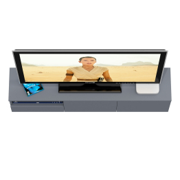 ТВ-тумба для телевизора подвесная выдвижной ящик и дверки Сити-10