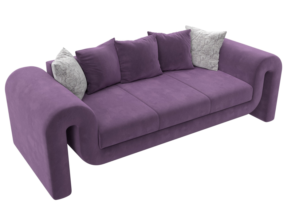 Диваны прямые кухонные, Диван прямой Волна, микровельвет