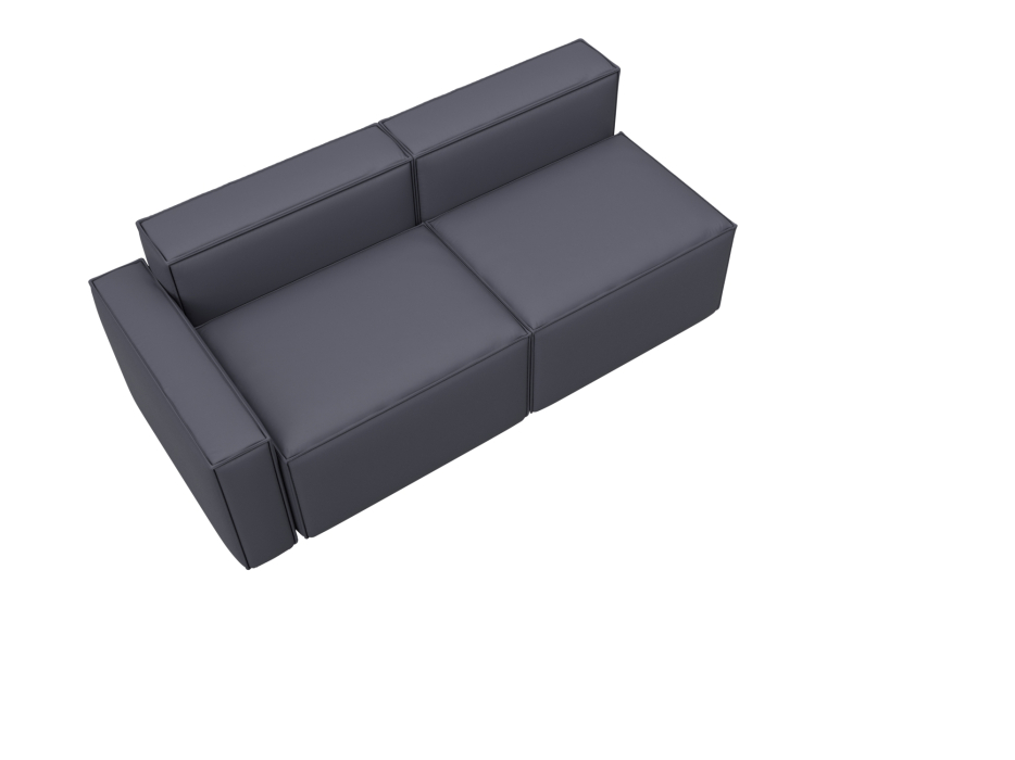 Диваны угловые в гостиную, Диван угловой модульный Лига-063 угол левый, экокожа GRIFON